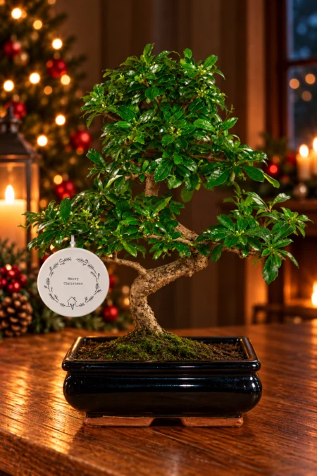 12-Year-Old Twisty Fukien Tea Tree (Carmona microphylla) – Elegant Flowering Christmas Bonsai Gift