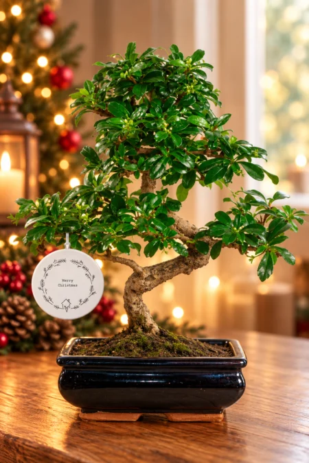 Exquisite Flowering Bonsai Christmas Gift - 12 years old