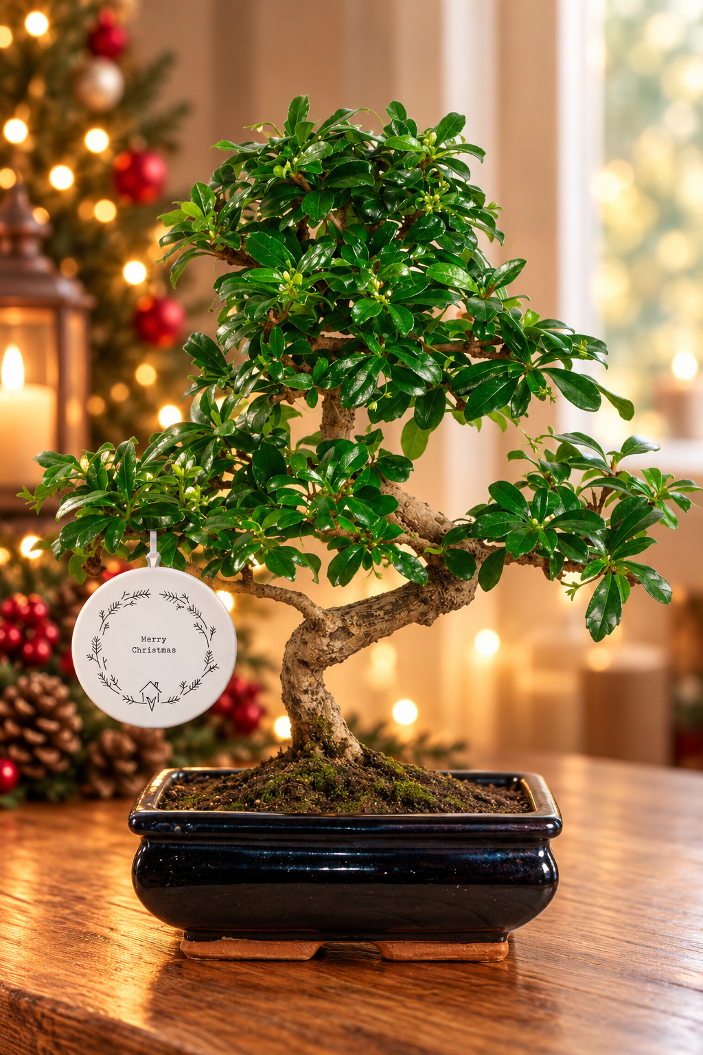 Exquisite Flowering Bonsai Christmas Gift - 12 years old