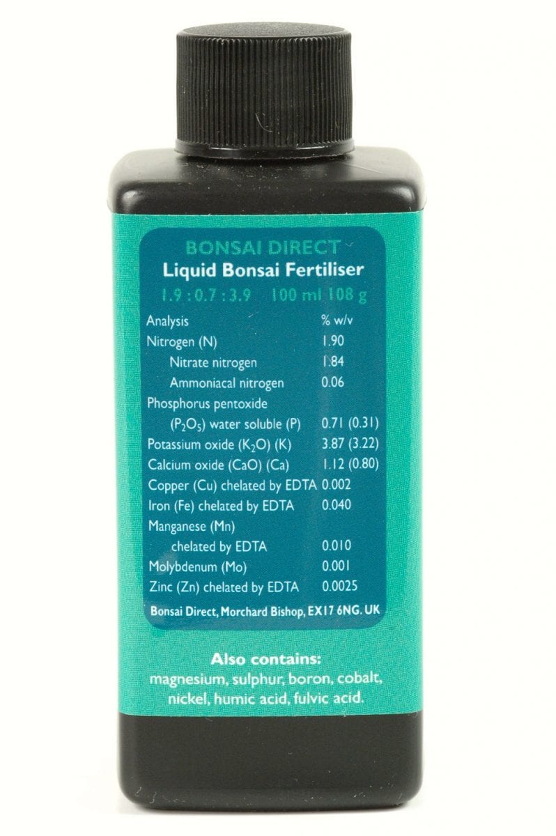 Liquid Bonsai Fertiliser perfect for all species of bonsai tree