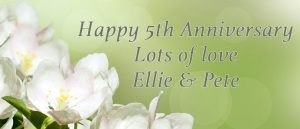 Personalised bonsai label