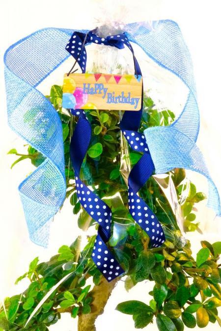 Gift Wrap - Blue Happy Birthday