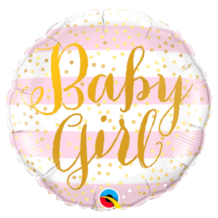 Baby Girl Air-Filled Balloon
