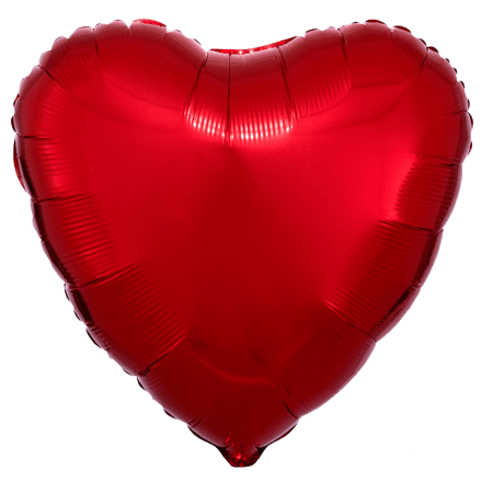 Red Heart Mini Air-Filled Balloon