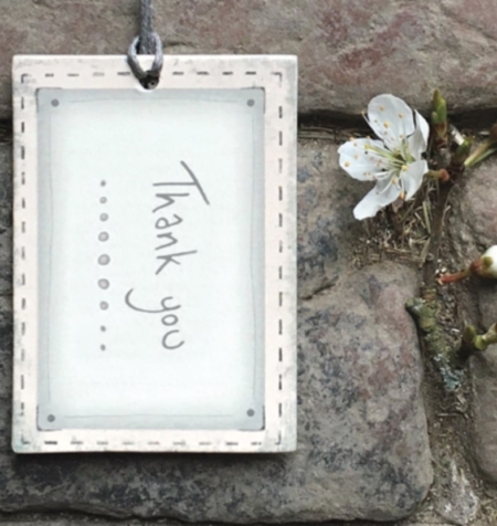 Thank You Blush Tag