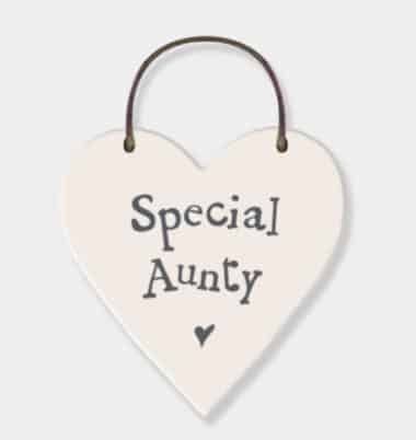 Special Aunty heart tag