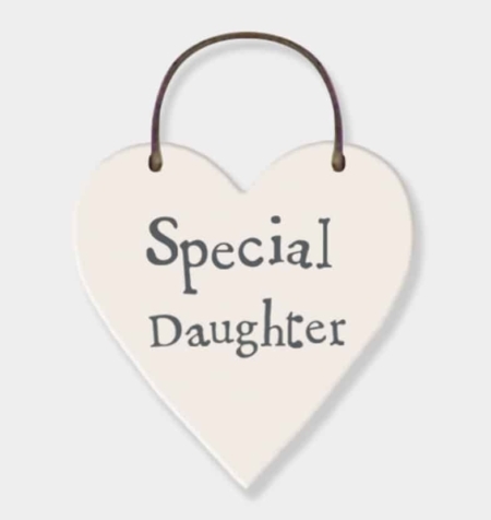 Special Daughter heart tag