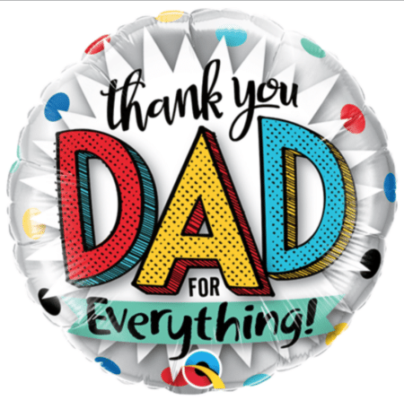 Thank You Dad for Everything Air-Filled Balloon