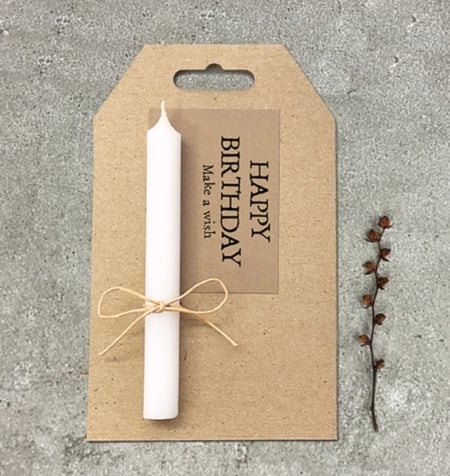 Happy Birthday Candle Card