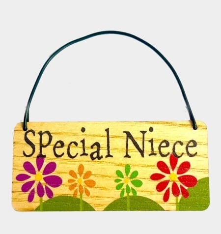 Wooden Tag - Special Niece
