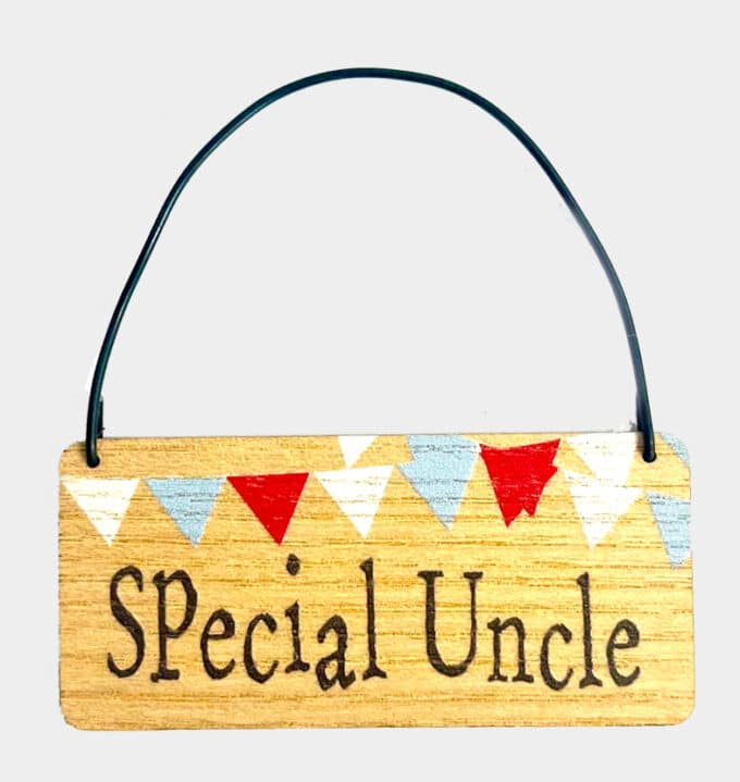 Wooden Tag - Special Uncle