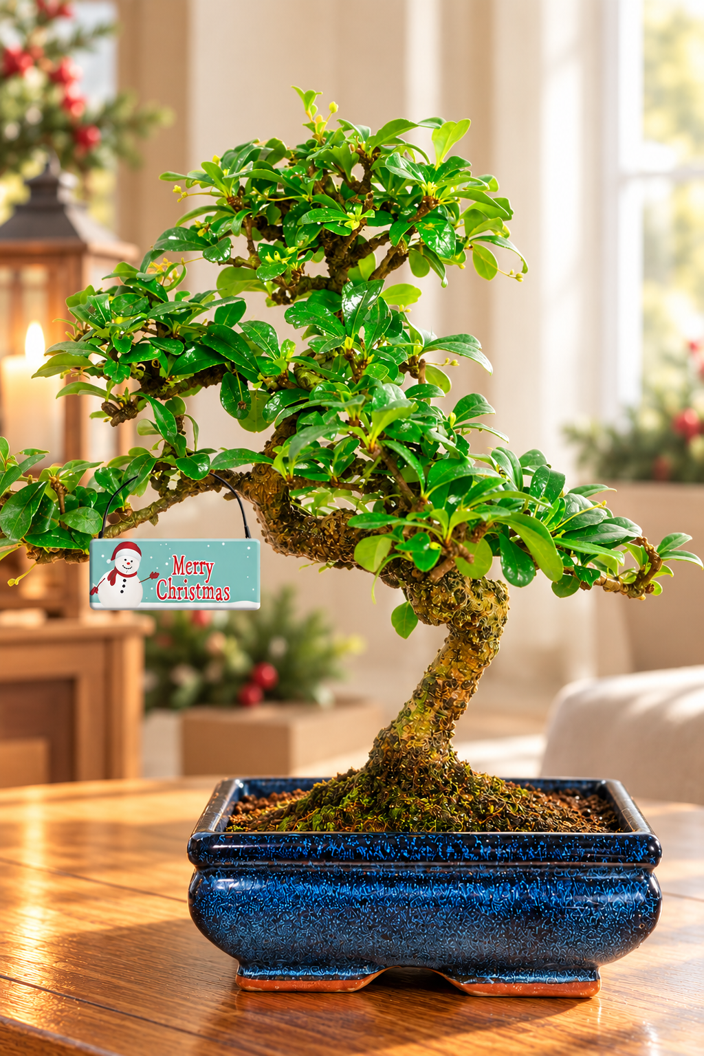Medium 12 year old flowering indoor bonsai beauty - Carmona microphylla