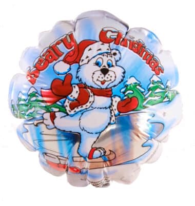 Beary Christmas foil balloon