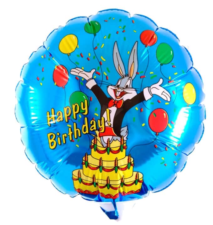 Happy Birthday bugs Bunny Foil Balloon