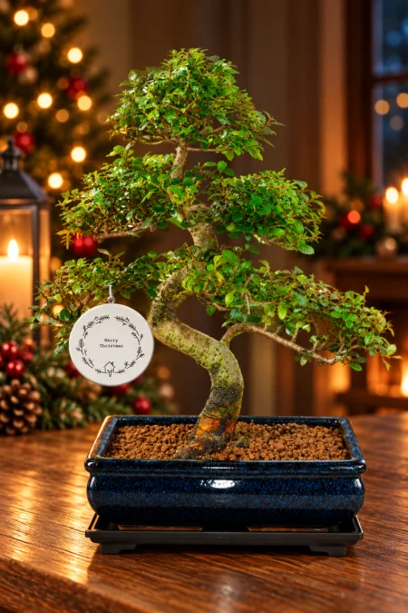 Large easy care beginners elm bonsai for Christmas