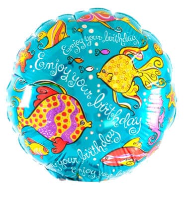 Enjoy your birthday foil balloon