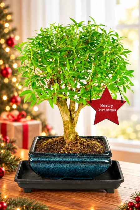 Charming Serissa foetida indoor Christmas bonsai tree gift