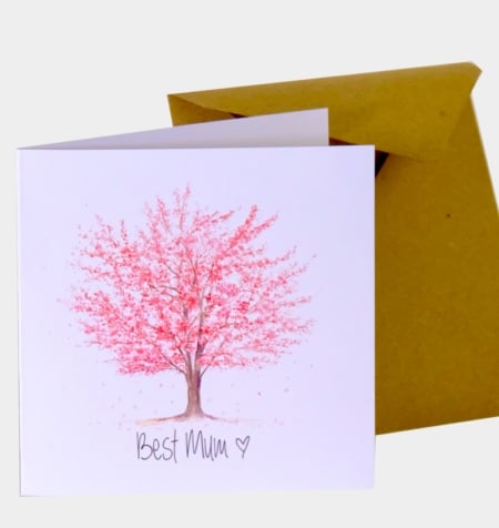 Greetings Card - "Best Mum"