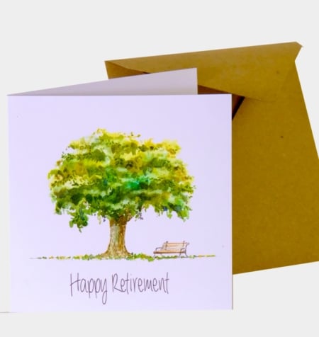 Greetings Card - "Happy Retirement"