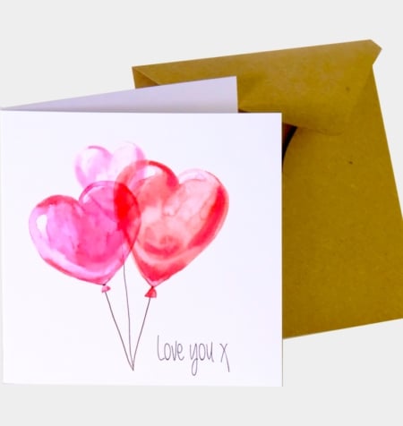 Greetings Card - "Love You"