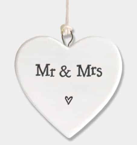 Tag - Mr & Mrs Porcelain Heart