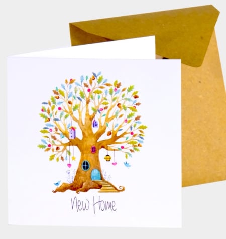 Greetings Card - "New Home"