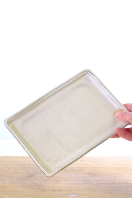 Drip tray for cream cherry blossom bonsai tree