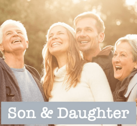 Son & daughter bonsai tree gifts