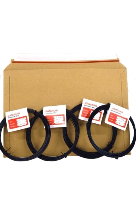 Bonsai Wire Value Pack – 4 Rolls of High-Quality Dark Brown Wire