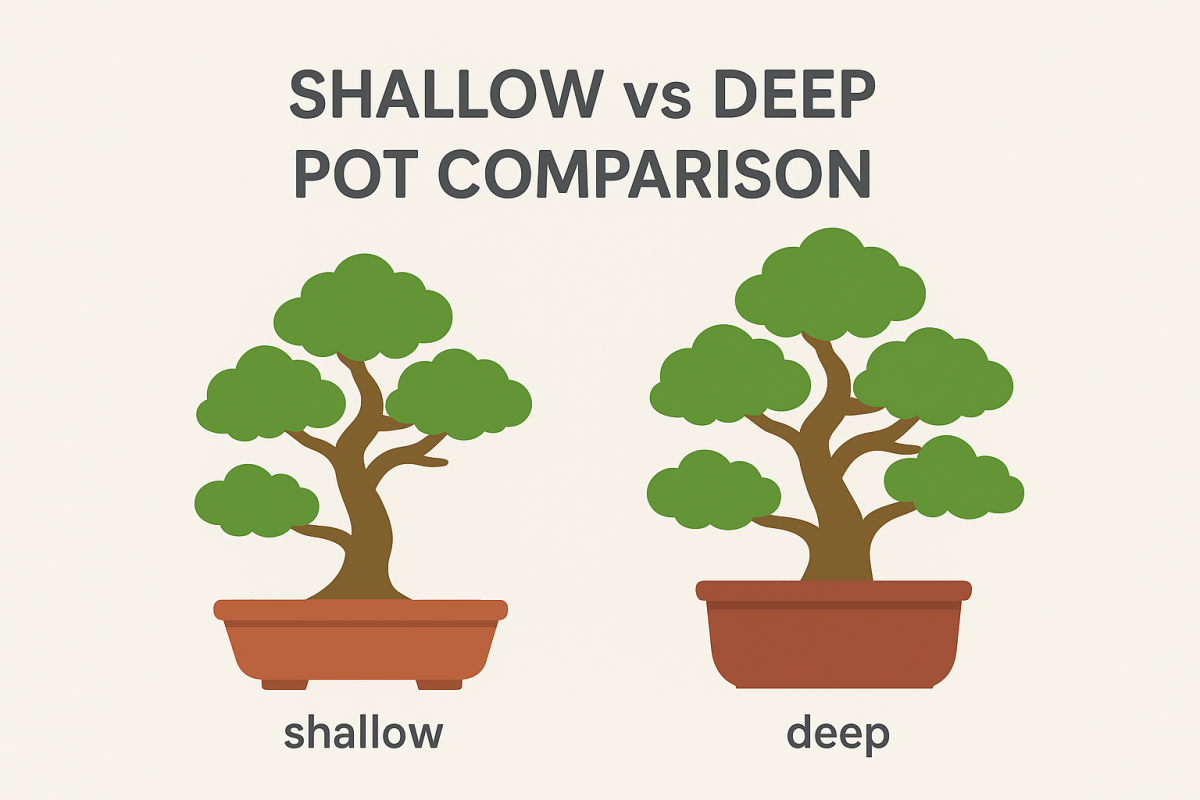 Should Bonsai Pots Be Deep or Shallow?