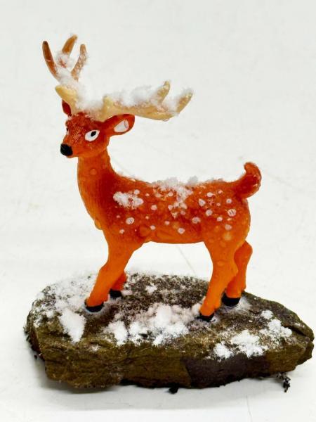 Christmas Deer Figurine