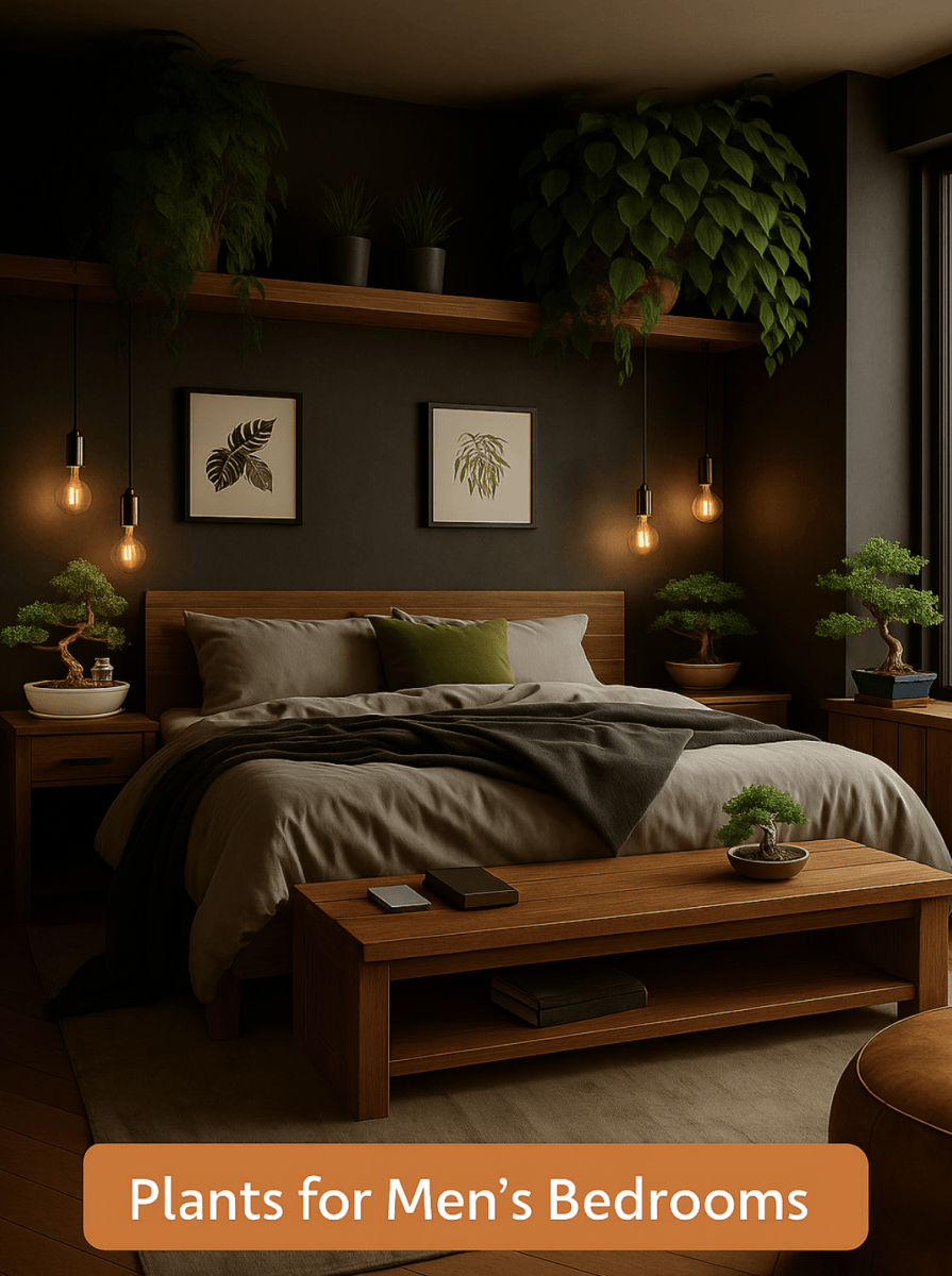 Plants for men's bedrooms