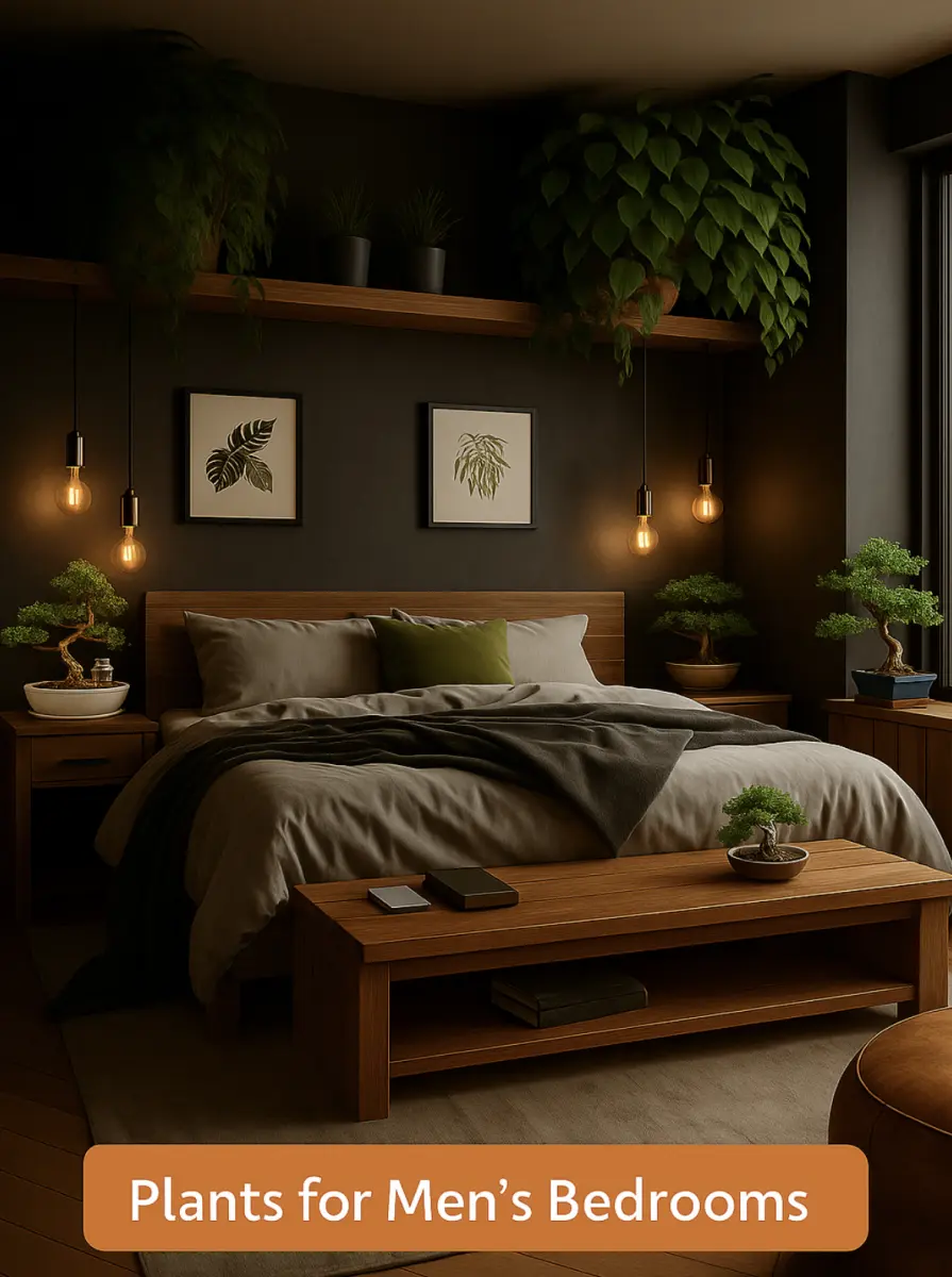 Plants for men's bedrooms