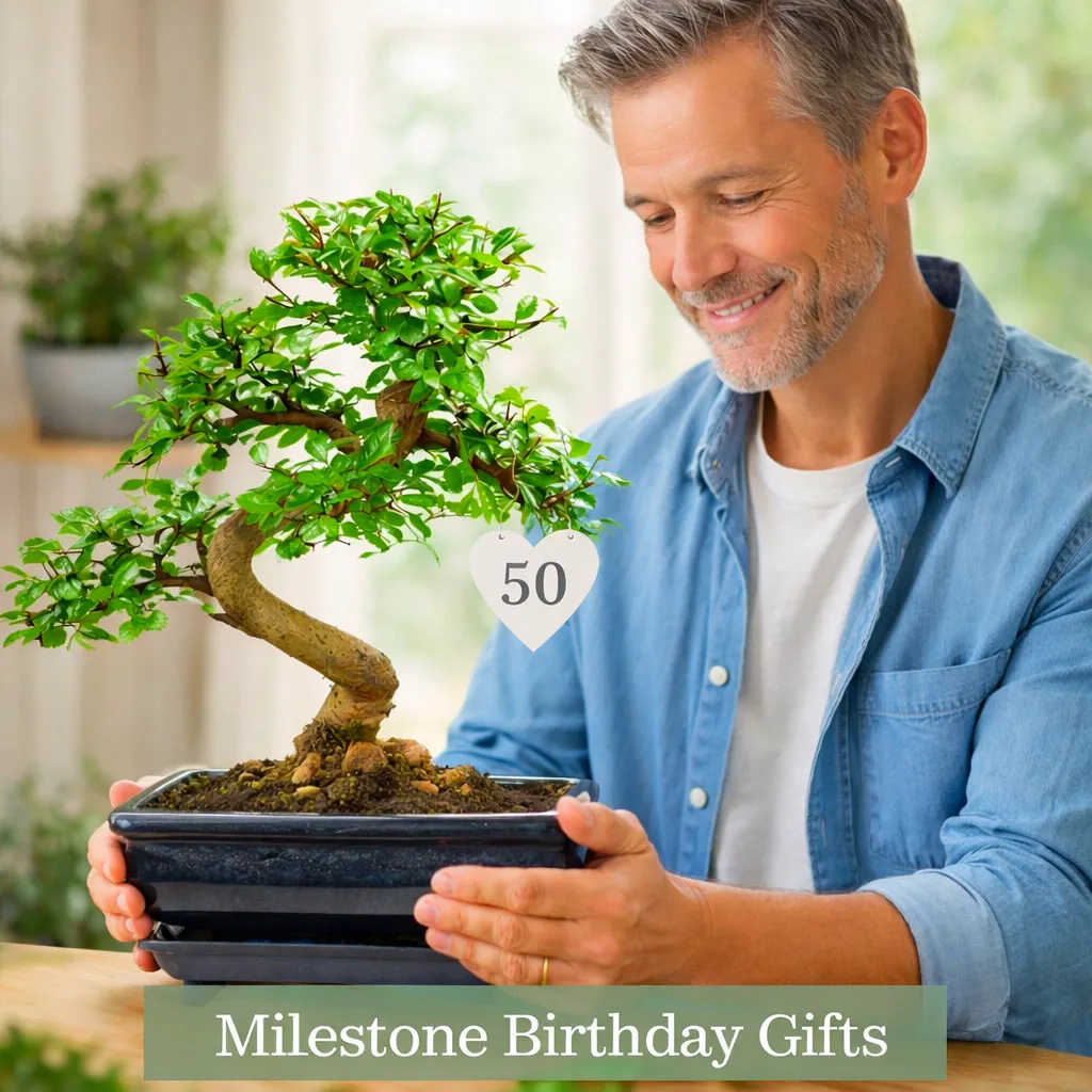 Milestone bonsai birthday gifts