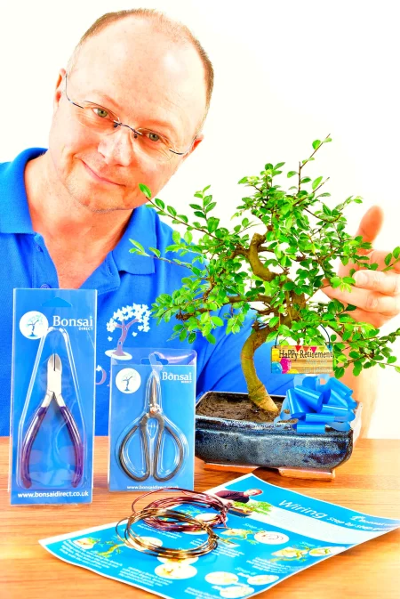 Gorgeous retirement bonsai tree kit to start a new hobby