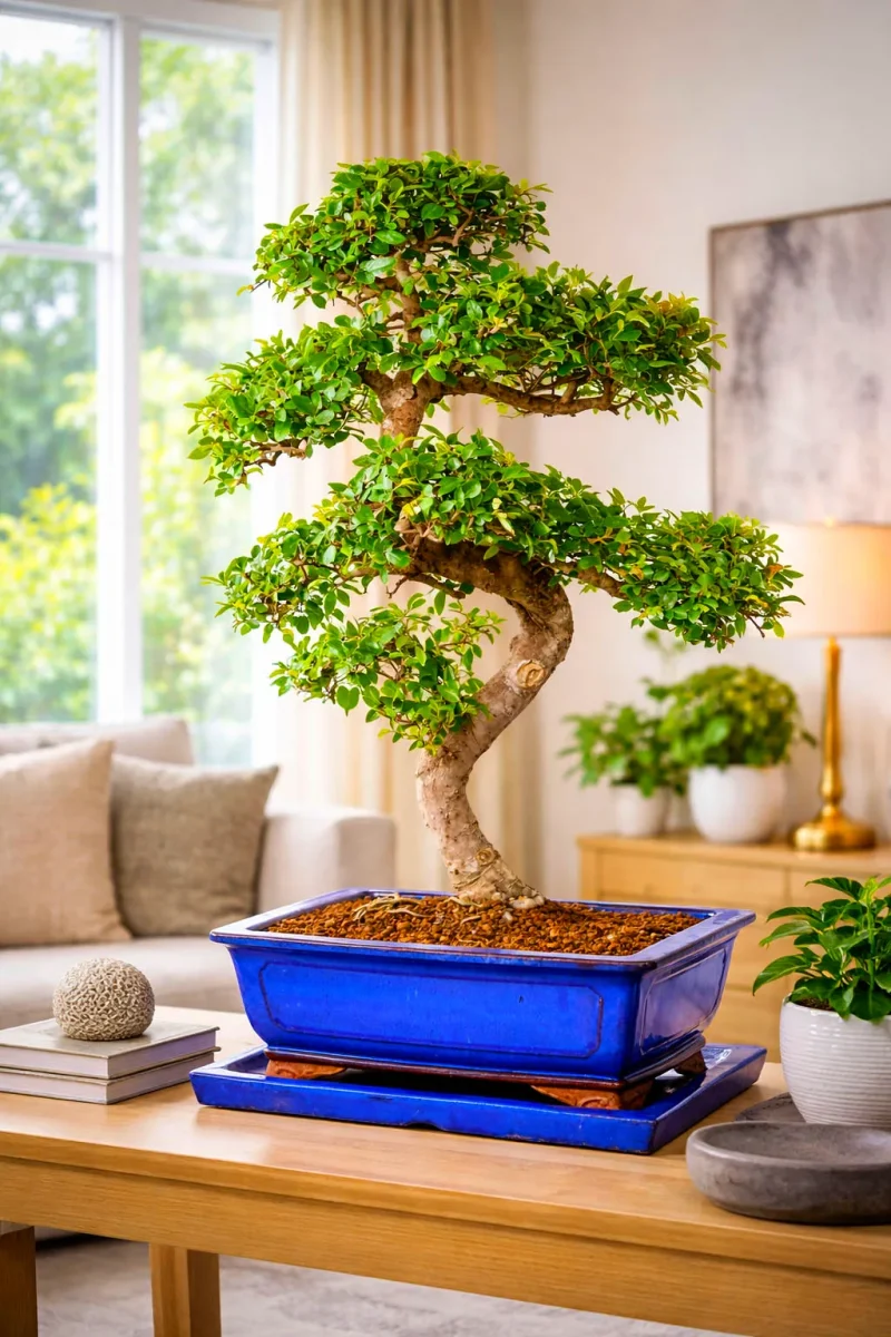 Large 30 years old Chinese Elm specimen indoor bonsai grown by Bonsai Direct