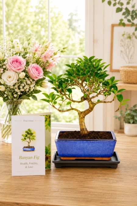 12-Year-Old Ficus Retusa Bonsai symbolising love, devotion, family and peace