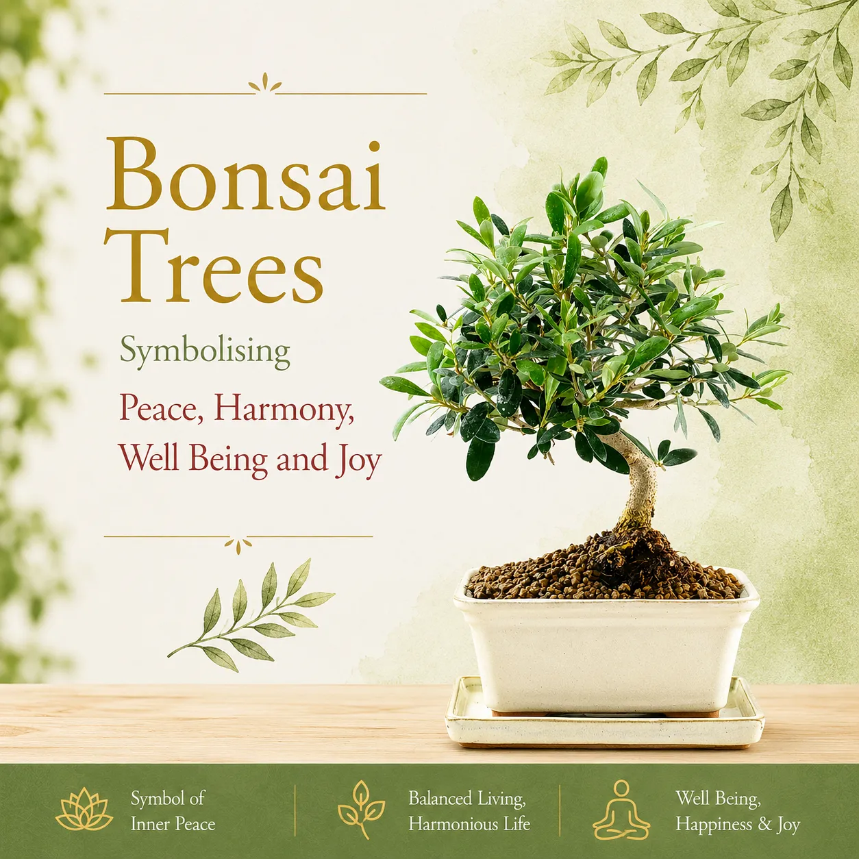 japanese cherry bonsai Sakura Cherry Blossom Kokedama (Grown Bonsai) main image 1