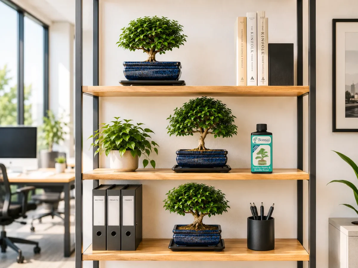 Bonsai On Shelves / Desk Bonsai Tree