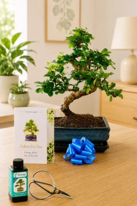 Bonsai Meaning Love - Flowering Fukien Tea Tree Gift Of Devotion & Kindness