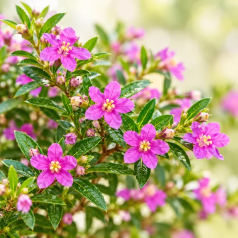 Cuphea Bonsai tree flowers